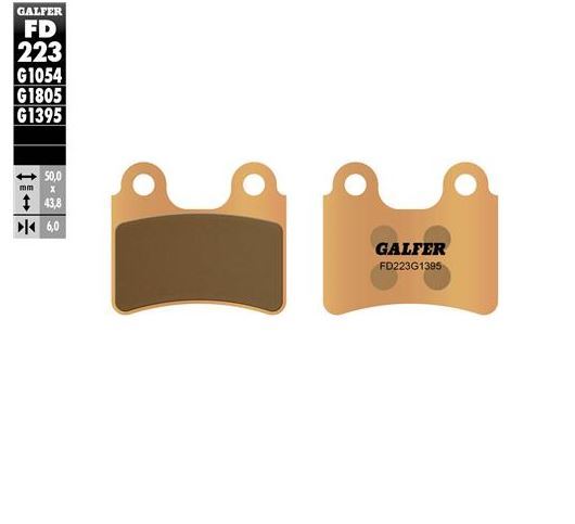 GALFER FD223 BRAKE PADS (AJP & BRAKTEC CALIPERS (NOT MONOBLOCK)