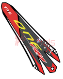 TRS REAR MUDGUARD STICKER - 2026RR
