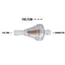 IN LINE FUEL FILTER WITH STAINLESS STEEL MESH