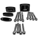 APICO BAR RISERS / MOUNTING KIT- BLACK