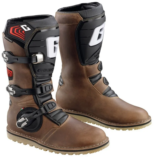 GAERNE BALANCE OILED TRIALS BOOTS - BROWN