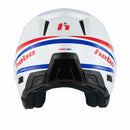 HEBO ZONE PRO TRIALS HELMET WHITE RED BLUE