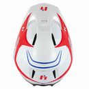 HEBO ZONE PRO TRIALS HELMET WHITE RED BLUE