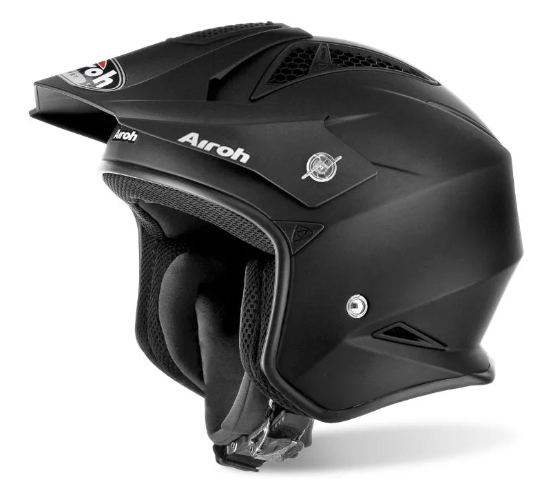 AIROH TRRS MATT BLACK TRIALS HELMET