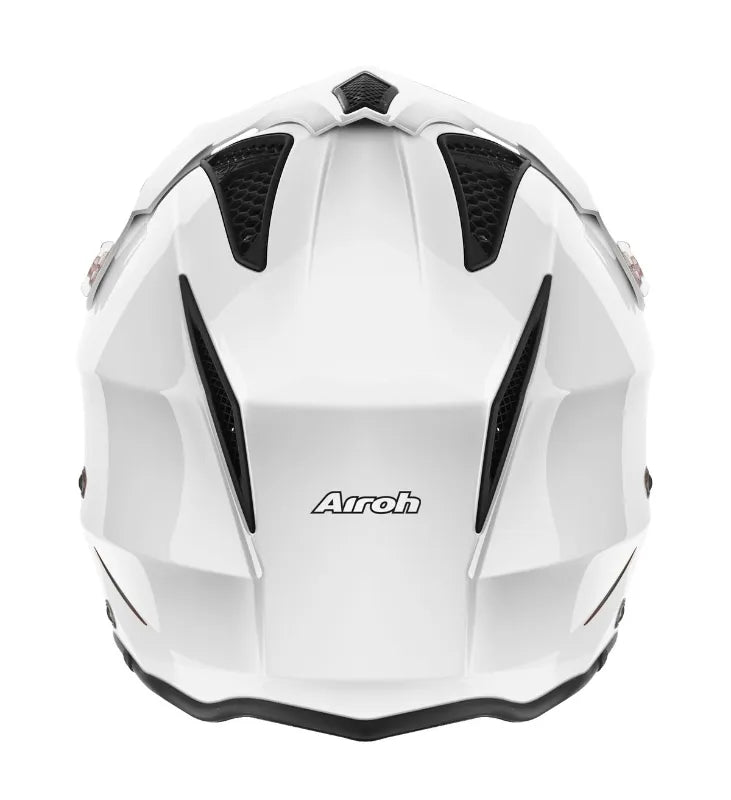 AIROH TRRS PLAIN WHITE TRIALS HELMET