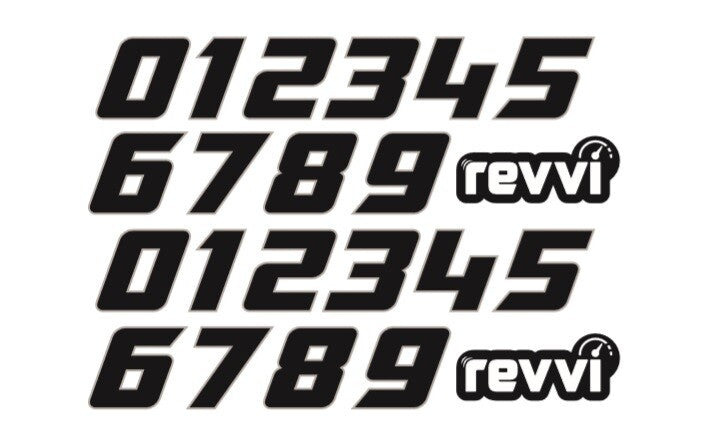 REVVI NAME AND NUMBER BOARD KIT 12 & 16"