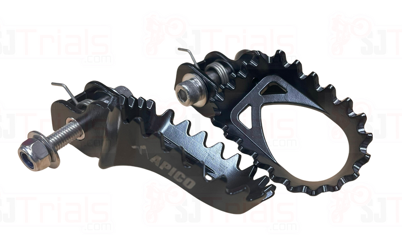 APICO STEEL TRIALS FOOT PEGS