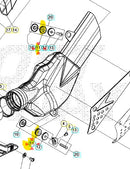 BETA EVO EXHAUST SILENCER SILENT BLOCK