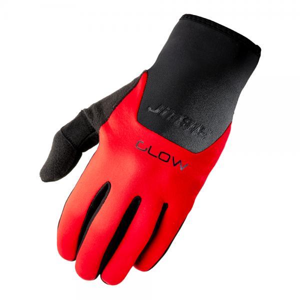 JITSIE GLOW ALL WEATHER TRIALS GLOVES - RED