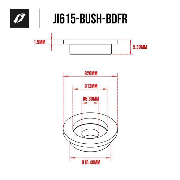 BUSH FOR FLOATING BRAKE DISC - GAS GAS SCORPA VERTIGO ETC