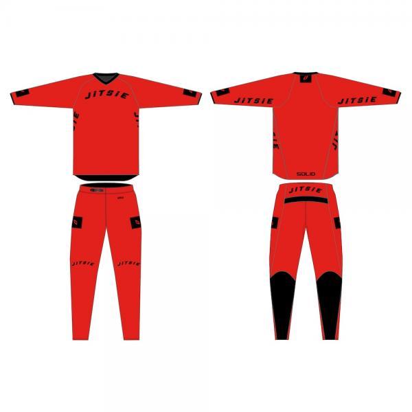 JITSIE JERSEY L3 SOLID - BLACK OR RED