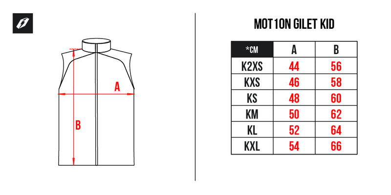 JITSIE KIDS TRIALS GILET- MOTION SOLID