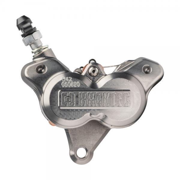 BRAKTEC MONO BLOCK FRONT BRAKE CALIPER- CNC