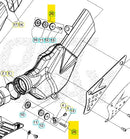 BETA EVO SILENCER SILENT BLOCK ASSEMBLY 2T 4T