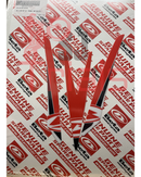GENUINE BETA EVO FRONT MUDGUARD STICKER- 2016 DESIGN