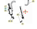 BETA EVO 80 & REV 3 REAR BRAKE MASTER CYLINDER PISTON KIT