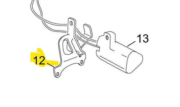 SCORPA SHERCO BATTERY SUPPORT BRACKET