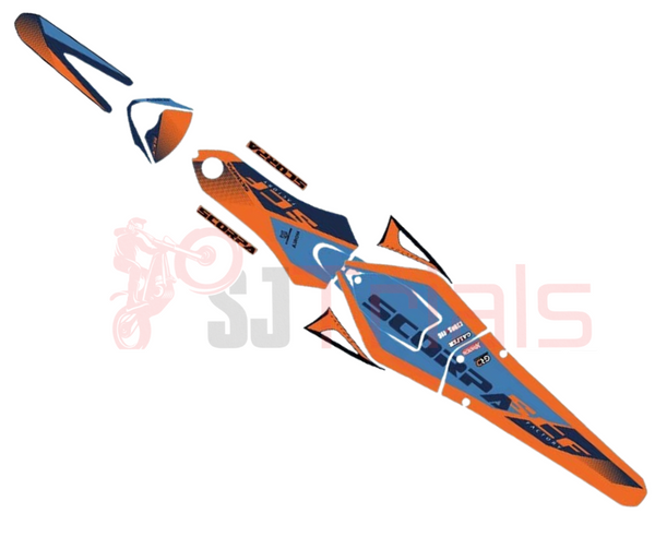 SCORPA PLASTIC STICKER KIT- 2025