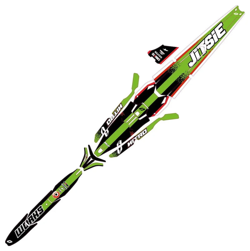 JITSIE VERTIGO NITRO WORKS STICKER KIT 2024 DESIGN