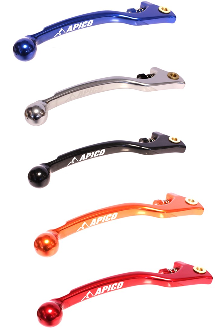 APICO ELITE AJP/BRAKTEC BRAKE LEVER & ADJUSTER (5 COLOURS)