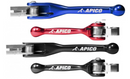 APICO FLEXI TRIALS BIKE BRAKE AND CLUTCH LEVER SET (3 COLOURS)