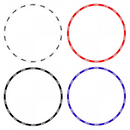 JITSIE 18" & 21" WHEEL RIM STICKER KIT