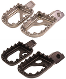 RACELINE ALUMINIUM FOOT PEGS BLACK OR SILVER