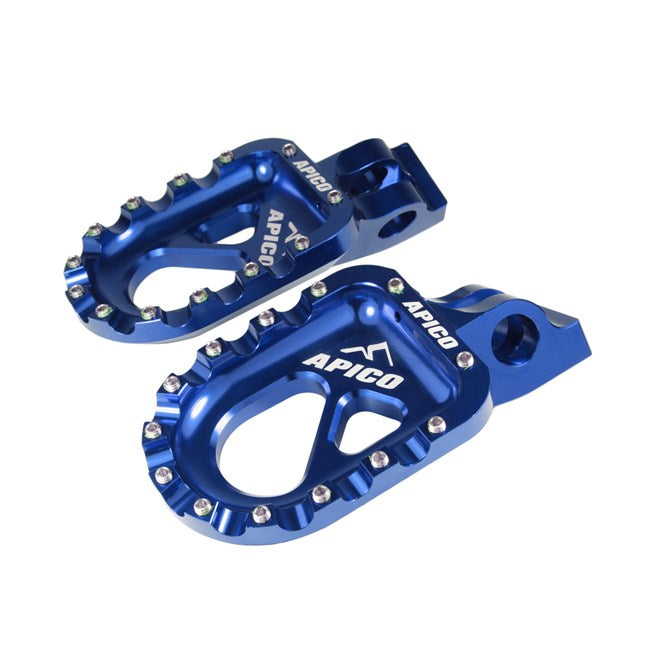 APICO Trials Footrest Mounting Brackets - Weld-On For Air Cooled Pre-65 Trials Bikes