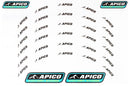APICO 18" & 21" WHEEL RIM DECAL SET (FRONT & REAR)