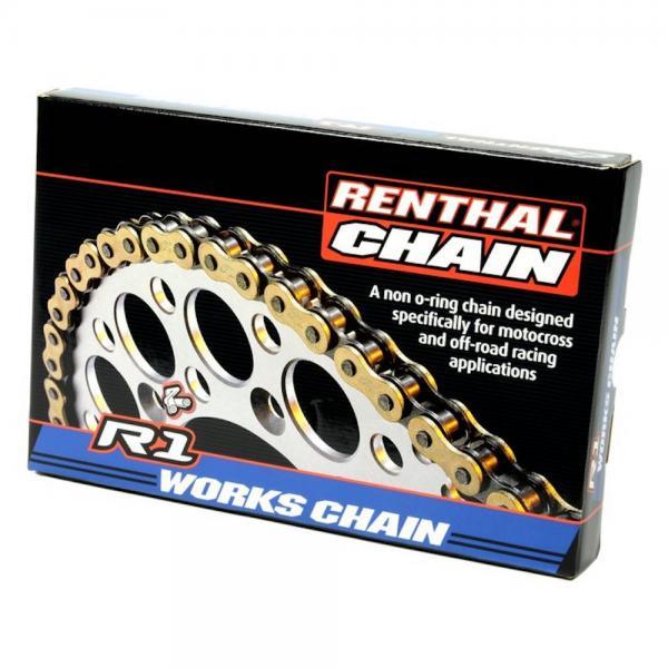 RENTHAL R1 520 GOLD TRIALS CHAIN (102 OR 106L)