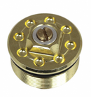 GENUINE TECH TRIALS FORK RIGHT HAND TOP CAP AND REBOUND ADJUSTER STEEL FORKS