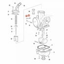 KEIHIN PWK 28 IDLE SCREW AND SPRING 1034-853-2000