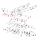 JITSIE GAS GAS PRO SWINGING ARM BEARING KIT 02-18