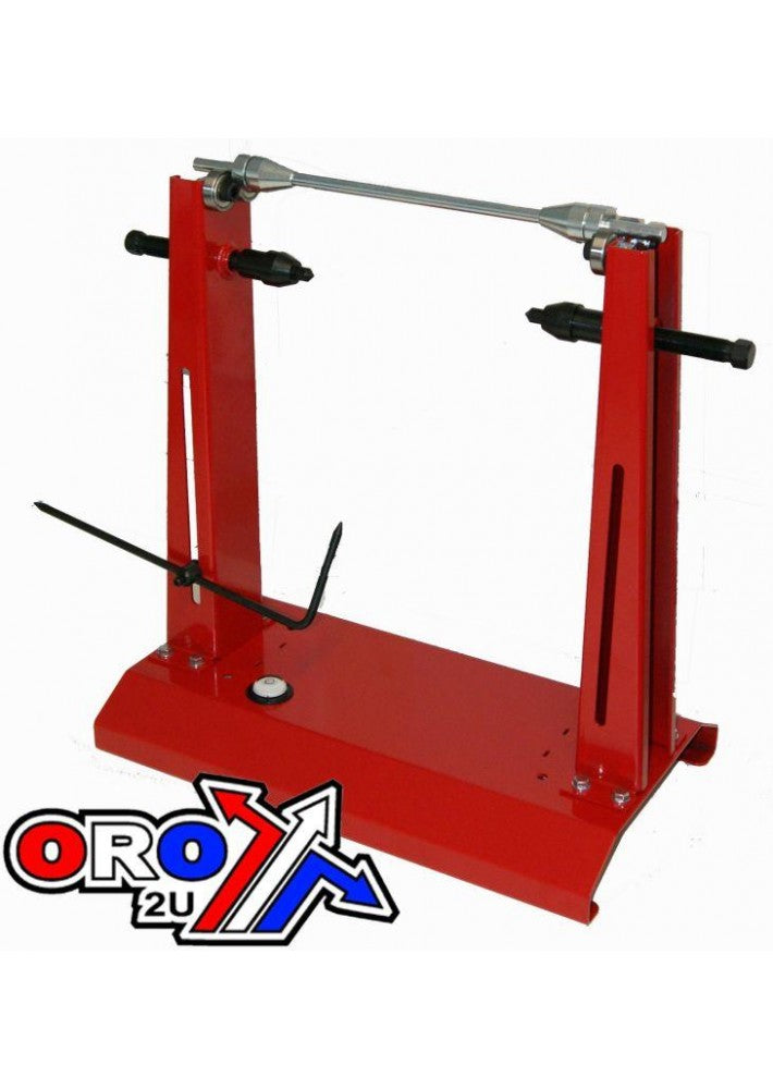 HEAVY DUTY MOTORCYCLE WHEEL BUILDING / TRUING STAND