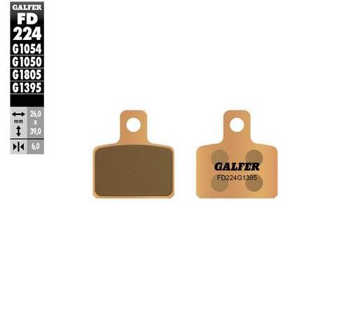 GALFER FD224 BRAKE PADS (AJP BRAKTEC REAR)