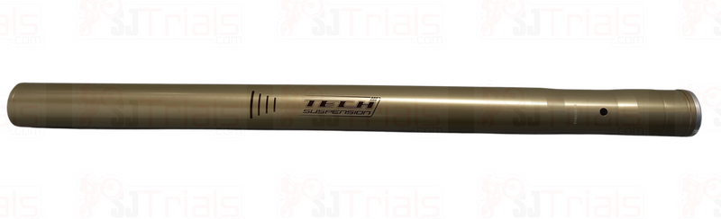 LEFT TECH TRIALS FORK TUBE STANCHION WITH TECH LOGO