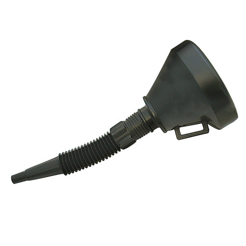 PLASTIC FUNNEL WITH SPOUT 140MM LONG