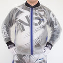 APICO RAIN JACKET CLEAR & BLUE