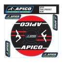 APICO REAR SPROCKET STICKER FIM APPROVED 4 COLOURS